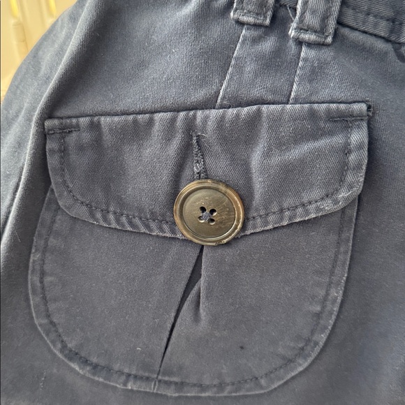 American Eagle Outfitters Navy Blue Buttoned Skirt - Picture 3 of 4